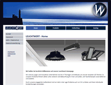 Tablet Screenshot of leuchtwert.de